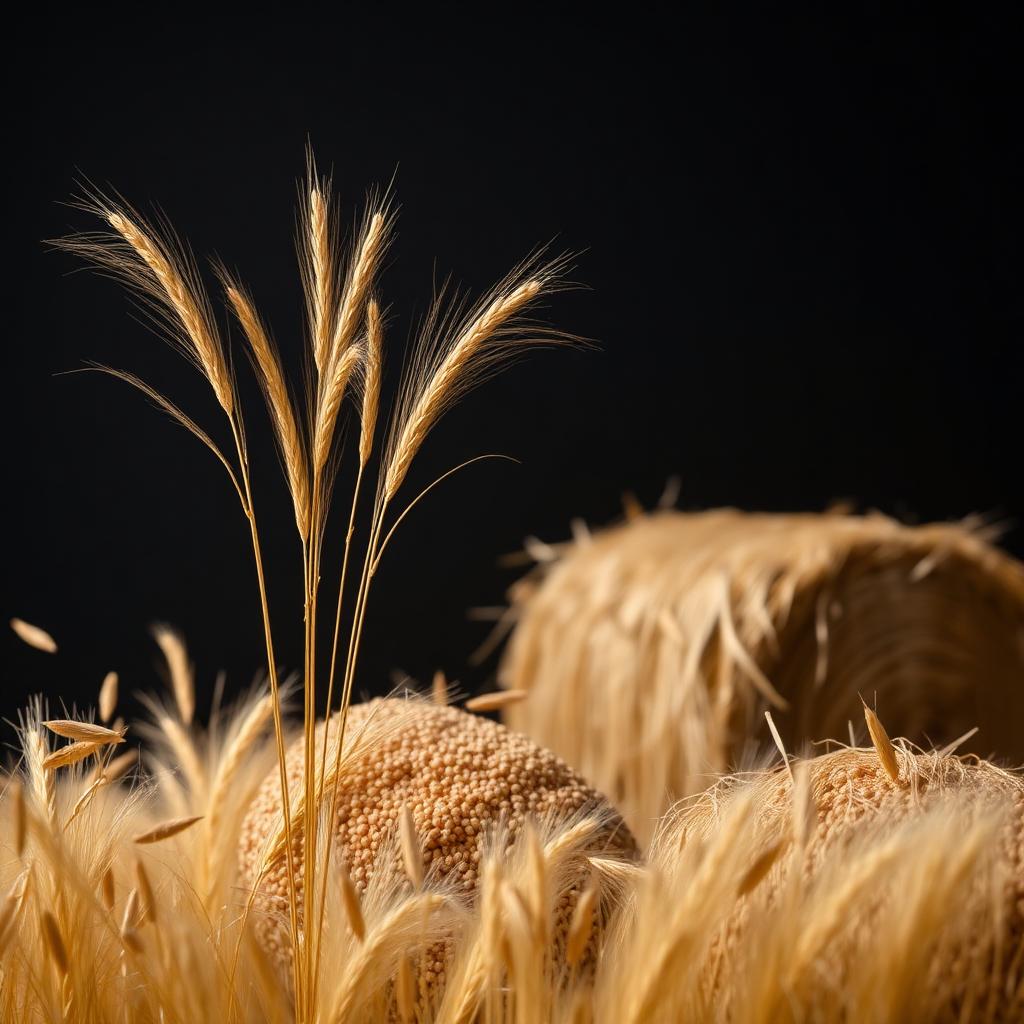 Sesame Seeds & Rhodes Grass